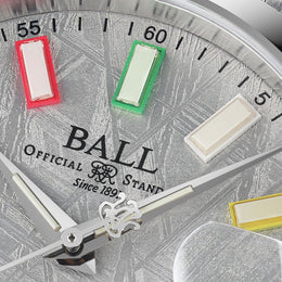 Ball Watch Company Engineer III Marvelight Chronometer Rainbow Watch with silver dial, steel bracelet, steel case