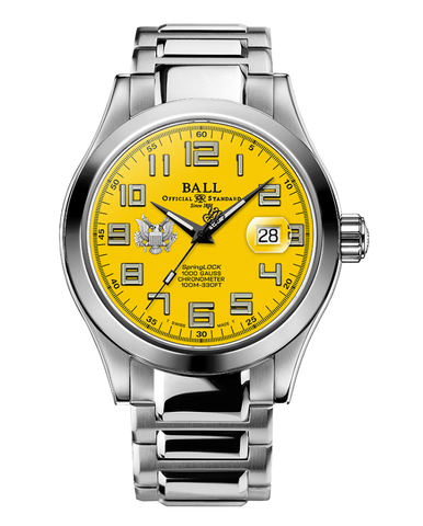 Ball Engineer III Army 43mm Yellow Dial Bracelet Watch