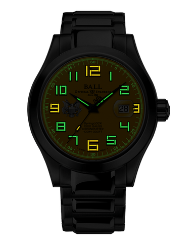 Ball Engineer III Army 43mm Yellow Dial Bracelet Watch