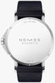 Nomos Glashutte Ahoi Neomatik 38 Date Sky Steel Back Watch