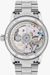 Nomos Glashutte Club Sport Neomatik 34 Gold Sapphire Glass Watch