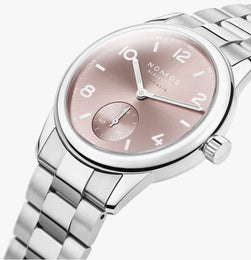 Nomos Glashutte Club Sport Neomatik 34 Rose Steel Back Watch
