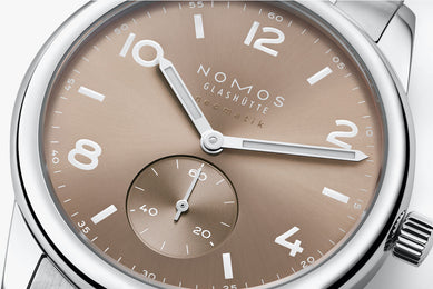 Nomos Glashutte Club Sport Neomatik 39 Ember Steel Back Watch