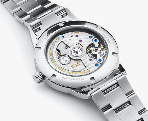 Nomos Glashutte Club Sport Neomatik 42 Date Black Sapphire Crystal Watch