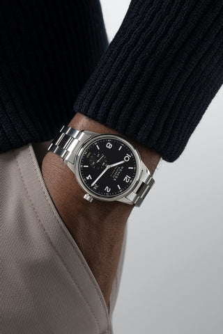 Nomos Glashutte Club Sport Neomatik 42 Date Black Sapphire Crystal Watch