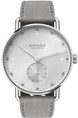 Nomos Glashutte Watch Metro 33 Metro Silver Sapphire Crystal 1122