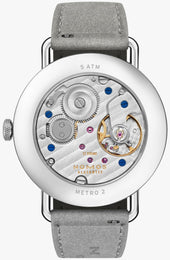Nomos Glashutte Metro 33 Sage Sapphire Crystal Watch