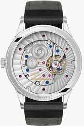 Nomos Glashutte Minimatik 39 Date Sapphire Crystal Watch