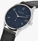 Nomos Glashutte Minimatik 39 Date Blue Sapphire Crystal Watch