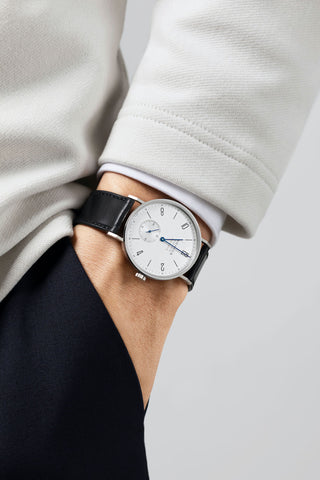 Nomos Glashutte Tangente Neomatik 39 Steel Back Watch