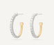 Marco Bicego Masai 18ct Yellow Gold Coil 0.68ct Diamond Earrings