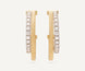 Marco Bicego Masai 18ct Yellow Gold Coil 0.65ct Diamond Earrings
