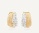 Marco Bicego Masai 18ct Yellow Gold Coil 0.76ct Diamond Earrings