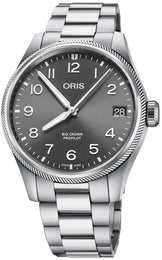 Oris Big Crown ProPilot Big Date Bracelet Watch with grey dial, steel bracelet, steel case