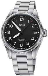 Oris Big Crown ProPilot Big Date Bracelet Watch with black dial, steel bracelet, steel case