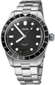 Oris Divers Sixty Five 12H Calibre 400 Bracelet Watch with black dial, steel bracelet, steel case
