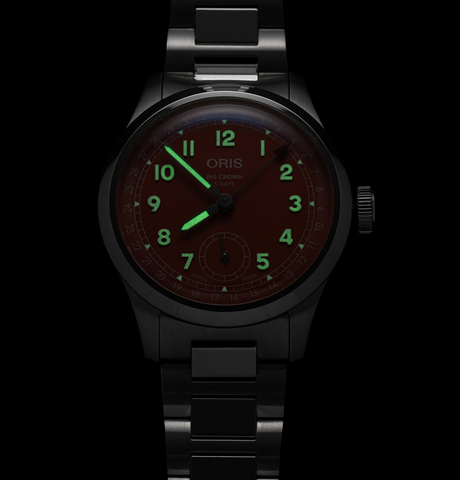 Oris Big Crown Pointer Date Calibre 403 Terracotta Watch with steel bracelet, steel case