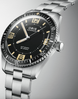 Oris Divers 60th Anniversary Edition Watch with black dial, steel bracelet, steel case