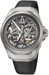 Oris Big Crown ProPilot X Calibre 115 Skeleton Leather Watch with leather strap, titanium case
