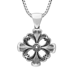 Sterling Silver York Minster Cross Pendant