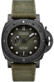 Panerai Submersible QuarantaQuattro Marina Militare Carbotech Watch PAM01698
