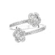 Pasquale Bruni Figlia Dei Fiori 18ct White Gold 0.47ct Diamond Flower Ring D