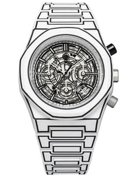 D1 Milano White Sketch Polychrono Watch