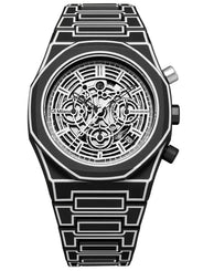 D1 Milano Black Sketch Polychrono Watch