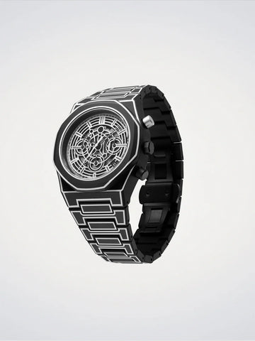 D1 Milano Black Sketch Polychrono Watch