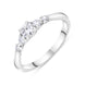 Platinum 0.44ct Diamond GIA Certified 5 Stone Ring