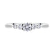 Platinum 0.44ct Diamond GIA Certified 5 Stone Ring