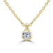 18ct Yellow Gold 0.15ct Lab Grown Diamond Solitaire Octagonal Necklace