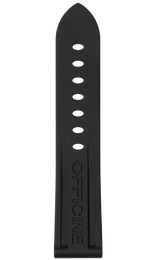 Panerai Strap Caoutchouc Black 22/20mm