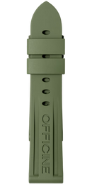 Panerai Strap Caoutchouc Green 22/20mm
