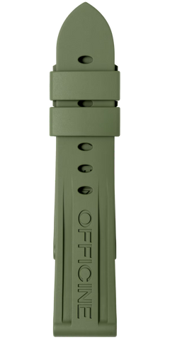 Panerai Strap Caoutchouc Green 22/20mm