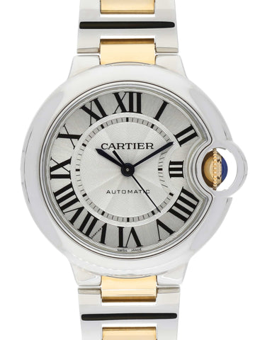 Pre-Owned Cartier Ballon Bleu 3489/W2BB0002 Ladies Steel Automatic Watch