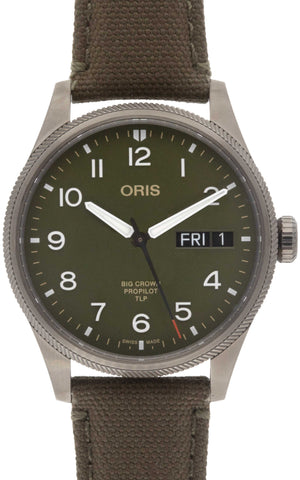 Pre-Owned Oris TLP Big Crown ProPilot 01 752 7760 4287 Mens Steel Automatic Watch Limited Edition 548 of 750 Pieces