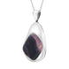Sterling Silver Blue John Abstract Pear Unique Pendant