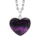 Sterling Silver Blue John Unique Heart Pendant