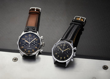 Junghans Pilot Chronoscope Watch