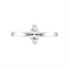 Platinum 0.33ct Diamond Marquise Cut Solitaire Ring