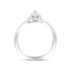 Platinum 0.40ct Diamond Pear Cut Solitaire Ring