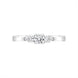 Platinum 0.50ct Diamond Three Stone Ring