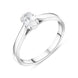 Platinum 0.70ct Diamond Oval Cut Solitaire Ring, FEU-2637.