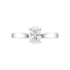 Platinum 0.70ct Diamond Oval Cut Solitaire Ring