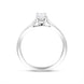 Platinum 0.70ct Diamond Oval Cut Solitaire Ring