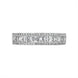 Platinum 1.08ct Diamond Half Eternity Ring