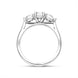 Platinum 1.29ct Diamond Three Stone Ring