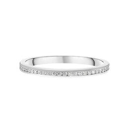 Platinum 0.27ct Diamond Eternity Ring, BNN-345.