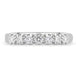 Platinum 0.30ct Diamond Claw Set Wedding Half Eternity Ring, FEU-2388_2